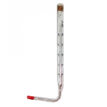 Термометр технический жидкостный угловой ТТЖ-М исп.1 У 5(0+150°С)-2-240/100мм СТЕКЛОПРИБОР