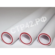 Труба PP-R арм.стекловолокном SDR 7.4 PN20  ф40х5,5 мм (40) (Valfex)