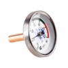 Термометр биметаллический ЗТП ТБП-Т (0-120С) G1/2. 2,5 Ду корп. 63 мм, L гильзы-50мм, осев.