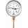 Термометр биметаллический  РОСМА БТ-32.211 (0-120С) G1/2. 2,5 Ду корп. 63 мм, L гильзы-46мм, радиал.