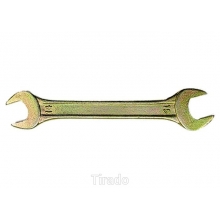 Ключ рожковый, 8 х 9 мм, желтый цинк// СИБРТЕХ