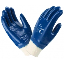 Перчатки нитриловые, полное покрытие, манжета (Россия)