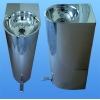 Фонтанчик питьевой полукруглый педальный ФПП-1 (1,0 мм) антивандальный, нерж. сталь