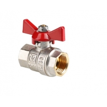 Кран шаровой VALTEC BASE 1" вн-вн. бабочка