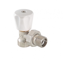 Клапан ручной VALTEC (компактный), для радиатора,угловой 3/4"