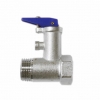 Клапан предохранит. для водонагревателя 1/2" 8 бар.(0.8 МПа, C/Leva B 2) с синей ручкой
