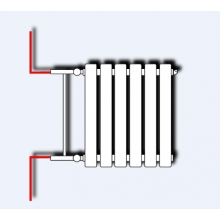 перемычка для радиаторов отопления Н=350 мм