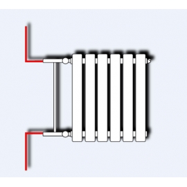 перемычка для радиаторов отопления Н=350 мм