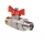 Кран шаровой VALTEC  BASE с полусгоном 1/2" нар.-нар.