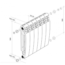 Радиатор алюминиевый Royal Thermo BiLiner Alum 500