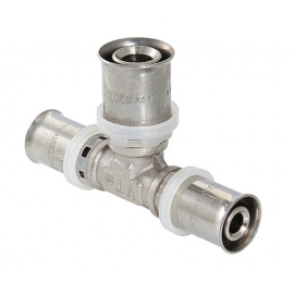 Тройник пресс VALTEC 26х20х20 (мет.пл.)