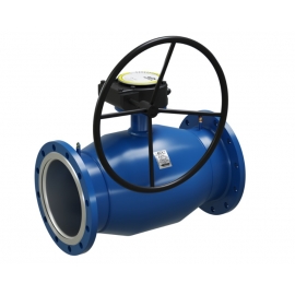 Кран шаровой LD КШЦФ.Р Energy Regula Ду 200/150 Ру 16, сталь 09Г2С, с редуктором