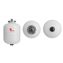 Бак мембранный для ГВС и гелиосистем WESTER Premium WDV 8л 12 бар (к/ф из нерж.)