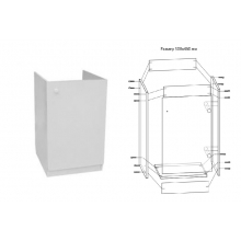 Тумба под мойку 50х50 белая