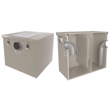 Жироуловитель под мойку Экосети Стандарт ОВ 0,5-25 Произв-сть 0,5 м³/час,Пиковый сб 25л, 435х335х385