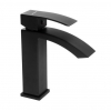Смеситель д/умывальника Accoona A9623F с гайкой, Черный