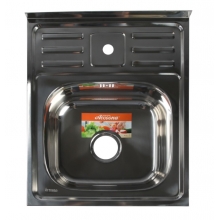 Мойка Accoona накладная с сиф 500*600*165 мм Толщ. 0,6 мм AB6050