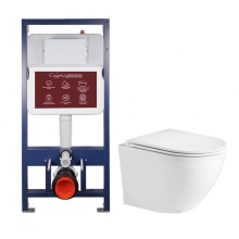 Система инсталляции Calypso VEGA CS600A, комплект: Унитаз Calypso CS46OK с сиденьем, б/кнопки