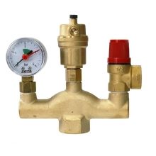 Группа безопасности котла 1" 3 bar ZOTA латунь, до 50 кВт, GR4932007004