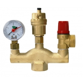 Группа безопасности котла 1" 3 bar ZOTA латунь, до 50 кВт, GR4932007004