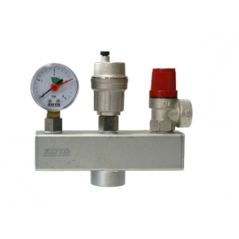 Группа безопасности котла 1" 3 bar ZOTA никель,  до 50 кВт, GR4932007006