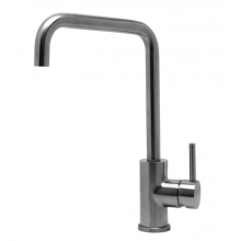 Смеситель д/кухни Lemark "Эксперт", карт.35мм, с поворотным изливом, нерж.сталь, LM5077S