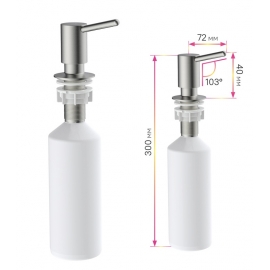 Дозатор, латунь, сатин, Kitchen Line, IDDIS, SDIBN00i59