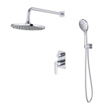 Душевая система IDDIS, Ray, RAYSB02i67, скрытого монтажа с троп. душем и руч. душем, Хром