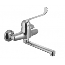 Смеситель с локтевой рукояткой "Lemark" 40 мм, настенный, "Проджект"  LM4611C