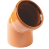 Отвод 87,5°  200мм РЫЖИЙ нар.канализ.(3)