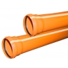 Труба ф200 с раструбом L=2 м рыжая нар.канализ.толщ.ст.6.2 (1) VALFEX
