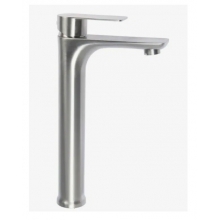 Смеситель д/умывальника Accoona A91207, высокий с гайкой. карт.35мм., нерж.