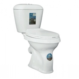 Бачок д/унитаза DeryaKeramika DK-8037 с арматурой 2-х режимной, 16см по болтам