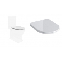 Сиденье д/унитаза KERAMA MARAZZI, POMPEI, PO.seat.01WHT, микролифт, быстросъемное, белый