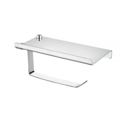 Бумагодержатель Accoona A205, с полкой, нерж.сталь