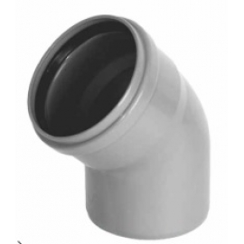 Отвод НПВХ (PVC-U) 50*45 ВК ТУ 2248-002-84300500-2012 ХЕМКОР