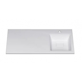 Раковина Florentina "Терни-1000R",  на стир.машину, ПРАВАЯ, белый