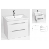 Тумба подвесная VIANT Марсель (43х56х50) с умывальником COMO- 60 (Cersanit), 2 ящика
