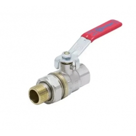 Кран шаровой латунный ДУ- 40 Ру16 вн/американка, 1006-05, П/П, рычаг, Aquasfera (8)