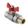 Кран шаровой VALTEC BASE-ГОСТ 1/2" с американкой, бабочка, VT.227S.N.04