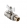Кран шаровой VALTEC BASE- ГОСТ 1/2" с американкой, БЕЛОЙ рук.-бабочкой, VT.227S.NW.04