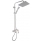 Душевая система Accoona A83206-1 со смесителем и тропическим душем.Встроенный в излив переключатель