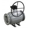 Кран шаровой LD КШЦФР из стали 20 Ду300/250 Ру2,5МПа с редуктором